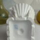 Empty Pocket Shell & Character Porcelain White De Capodimonte Italy XX th