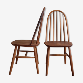 Pair of Quaker model chairs, Ercol, 1960's