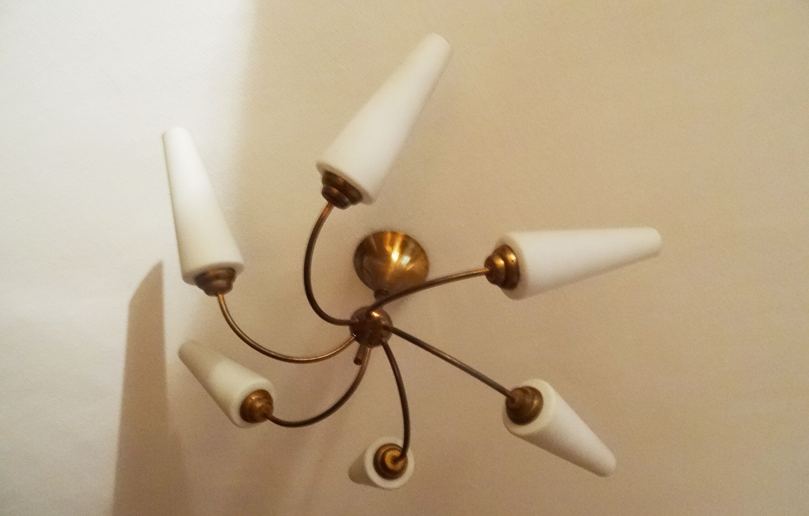 Vintage ceiling light year 50
