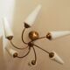 Vintage ceiling light year 50