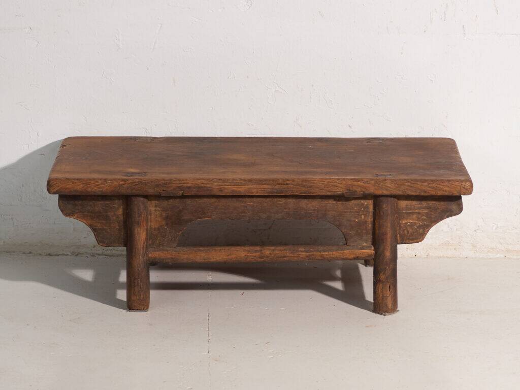 Antique elm wood coffee table – China, circa 1900