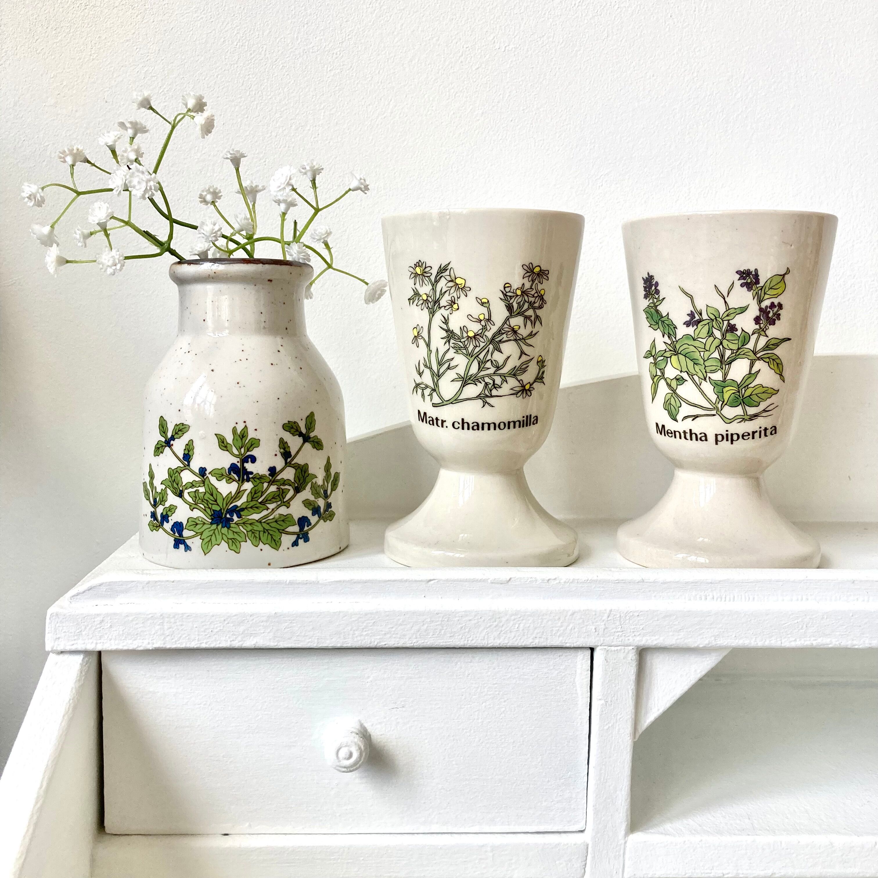 Stoneware herbarium vases