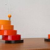 Extendable space-age pivoting bowls from the mid-century by Emsa, 1960s, set of 2.