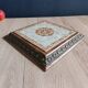 Old Italian Ceramic Trivet and Wooden Frame