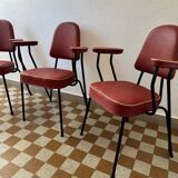Chaise fauteuil tubulaire années  50