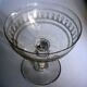 8 Antique Engraved Crystal Champagne Glasses 250517