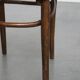 Bistro chair with a woven cane seat
