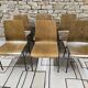 6 chaises Hiller empilable 1970