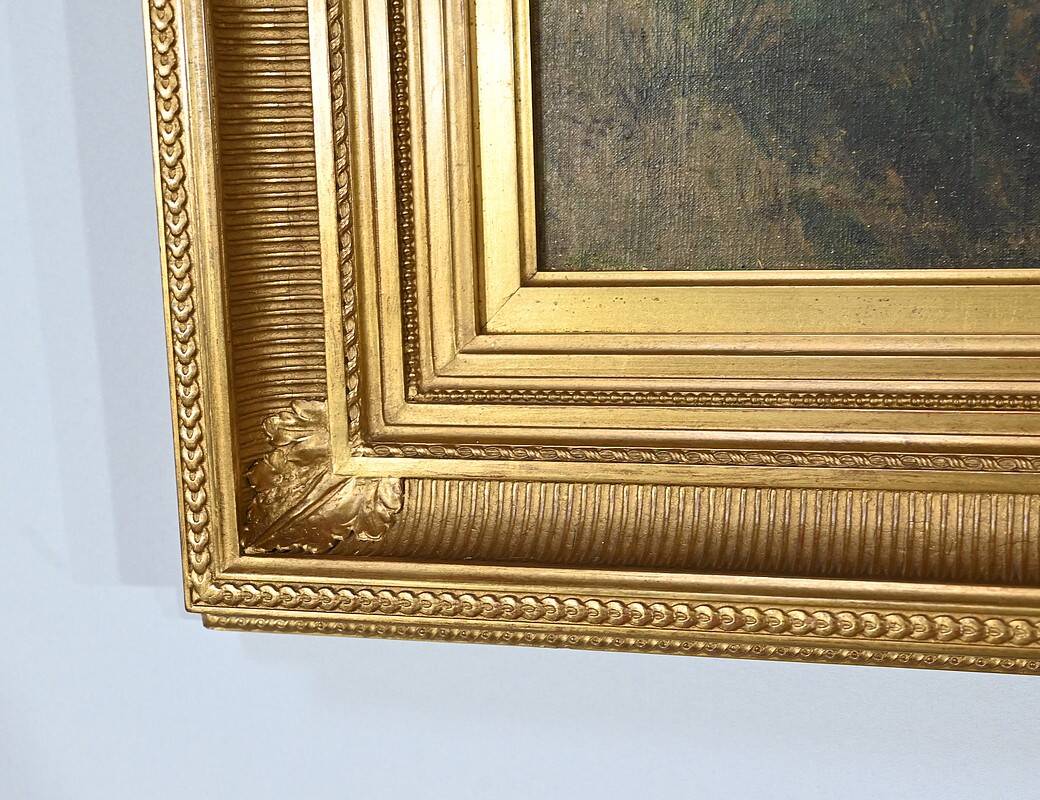 Oil on canvas, signed Cheret – Mid 19th century