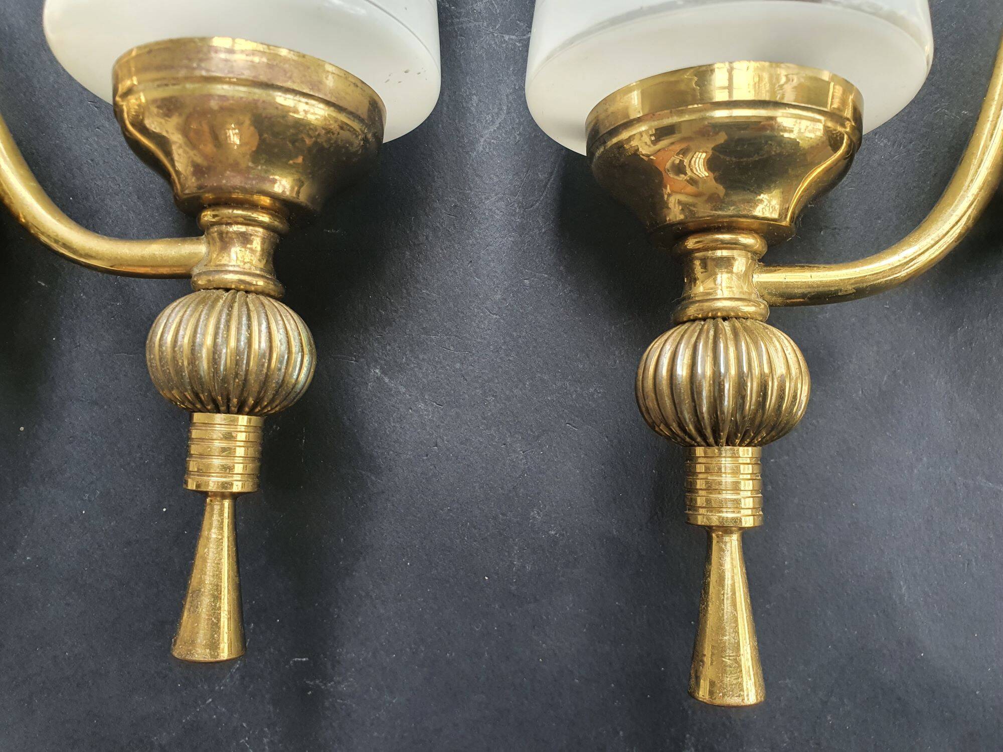 Pair of vintage 1960s wall sconces