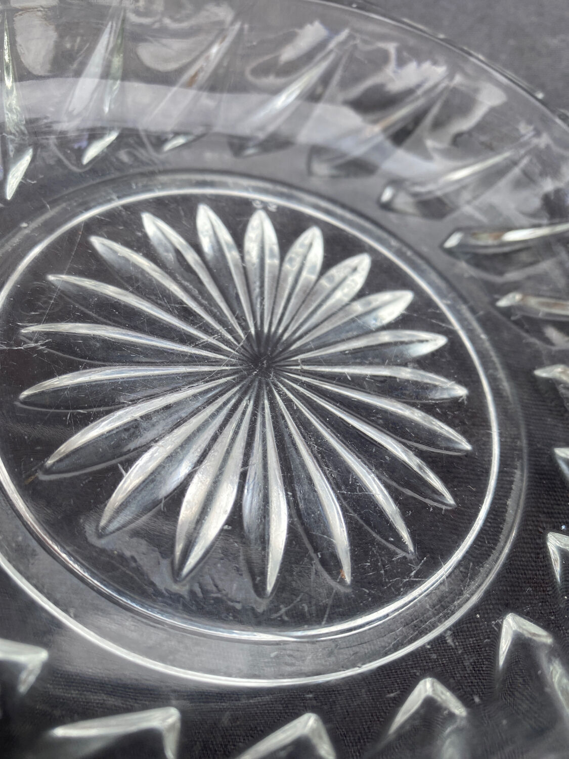Cendrier en verre