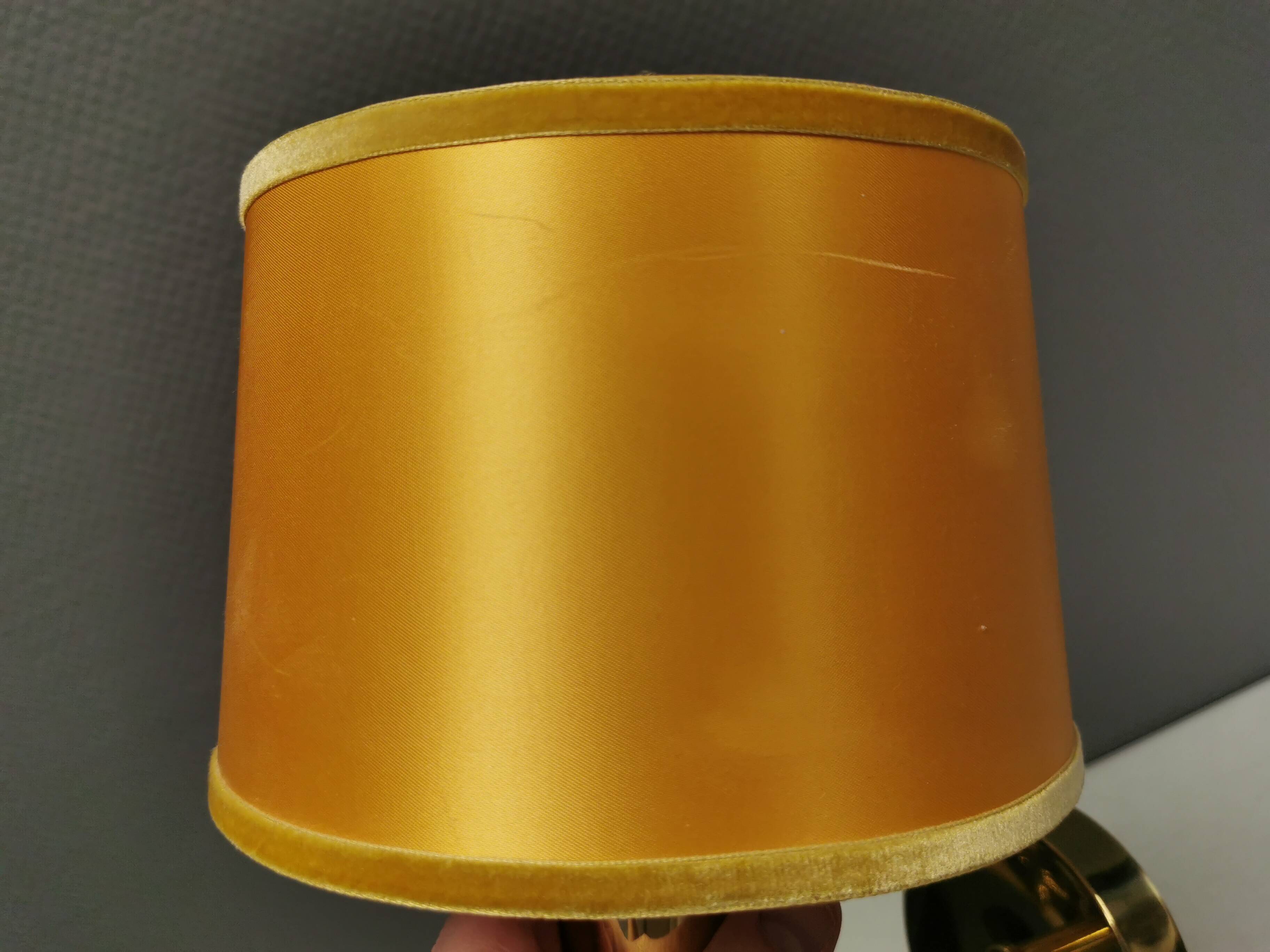 Stylish wall lamp in brass from MS lightning Denmark 1970-80s