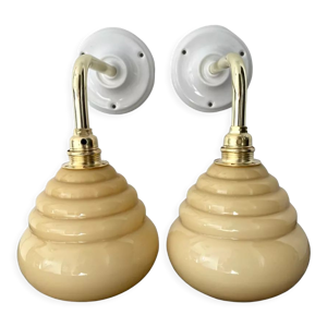 lot de deux appliques