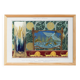 Poster “Kingfisher and Fish”, after an Art Nouveau lithograph