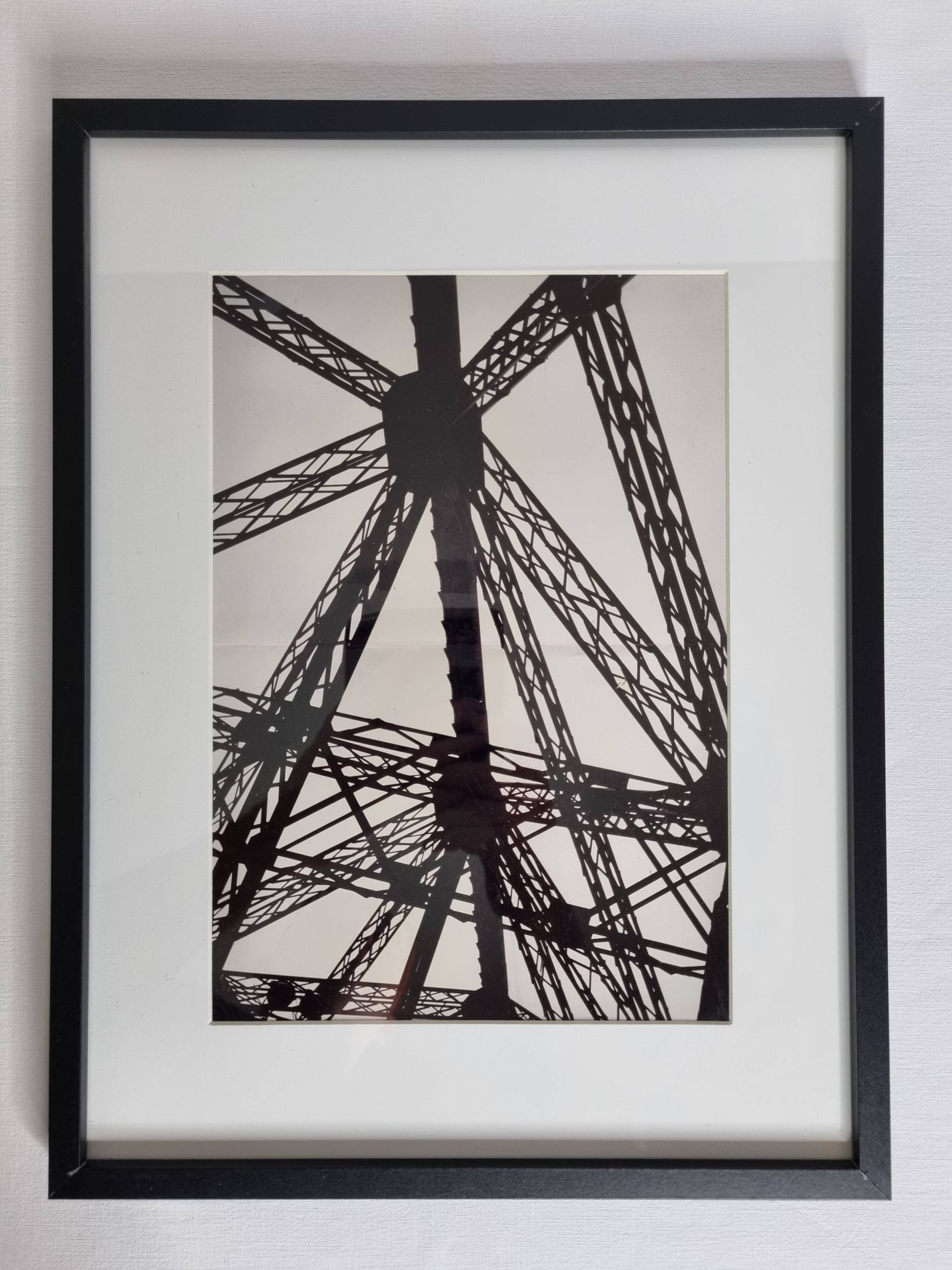 Vintage Black and White Photograph from the 70s/80s, Industrial Design, framed 32 cm x 42 cm
