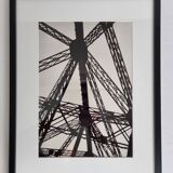 Vintage Black and White Photograph from the 70s/80s, Industrial Design, framed 32 cm x 42 cm