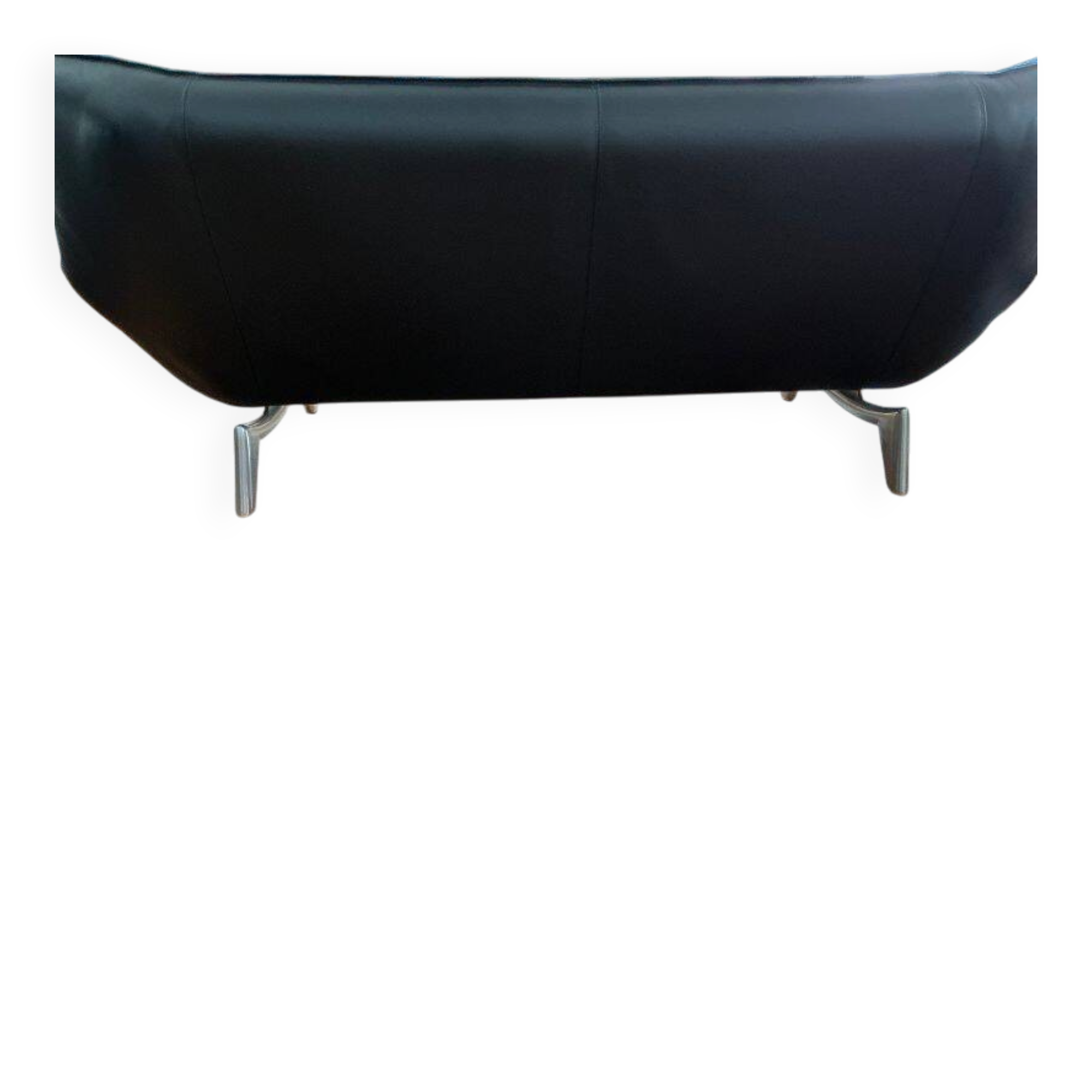 Tango 3-seater sofa Leolux from 2009 in black leather (designer Arn Armgardt)