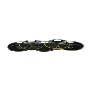 G7S Hydrangea Art Deco Plate Set