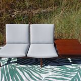 Modular 3-seater sofa + a teak coffee table by Karl SØrlie & SØnner