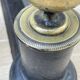 Chenets neoclassical cast iron and brass