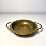 Plateau en laiton antique