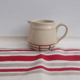 Set of 2 Basque stoneware bowls with handle