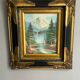 Landscape painting tableau