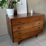 Coiffeuse, commode scandinave en palissandre, années 60