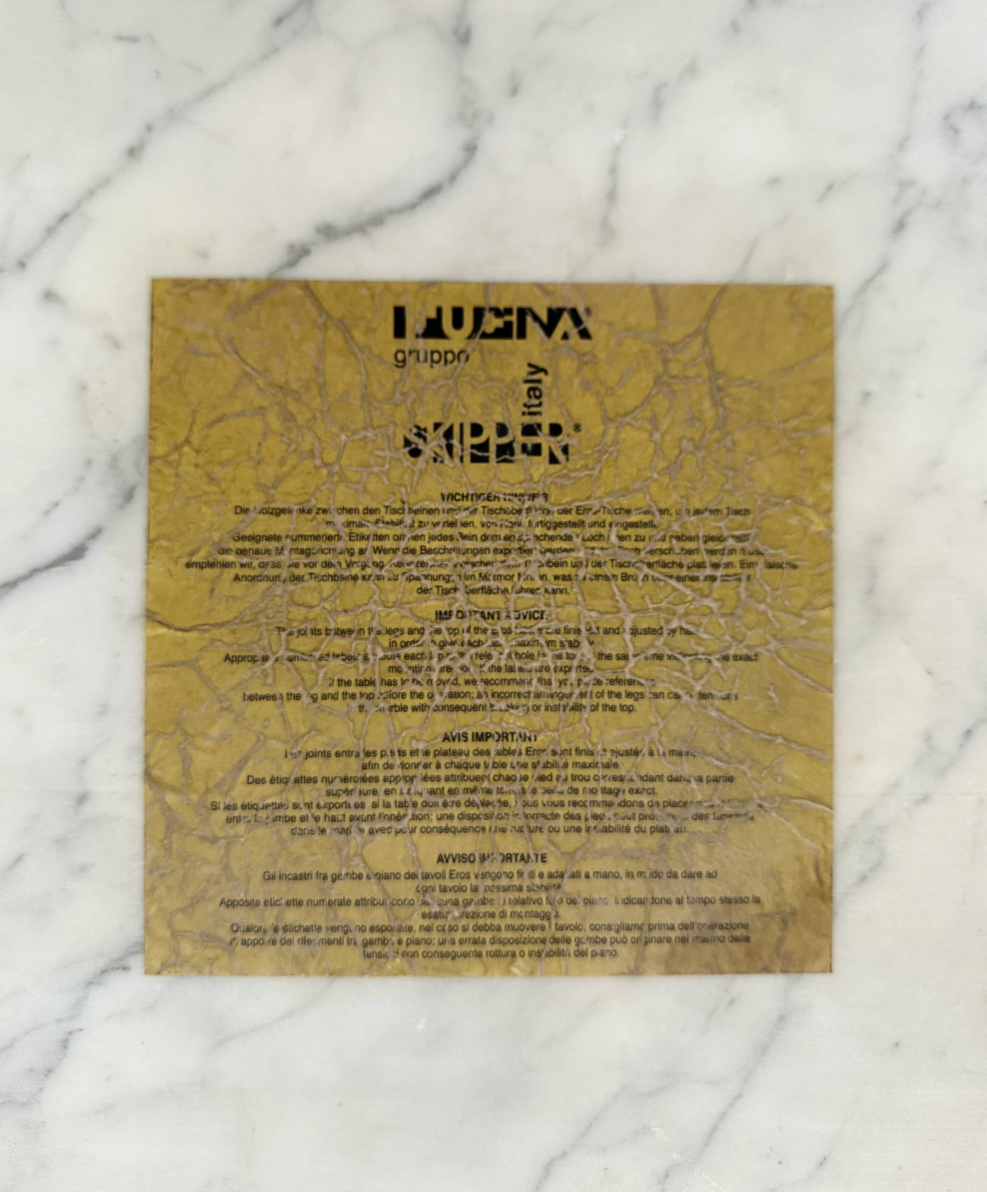 "Eros" console by Angelo Mangiarotti Skipper edition