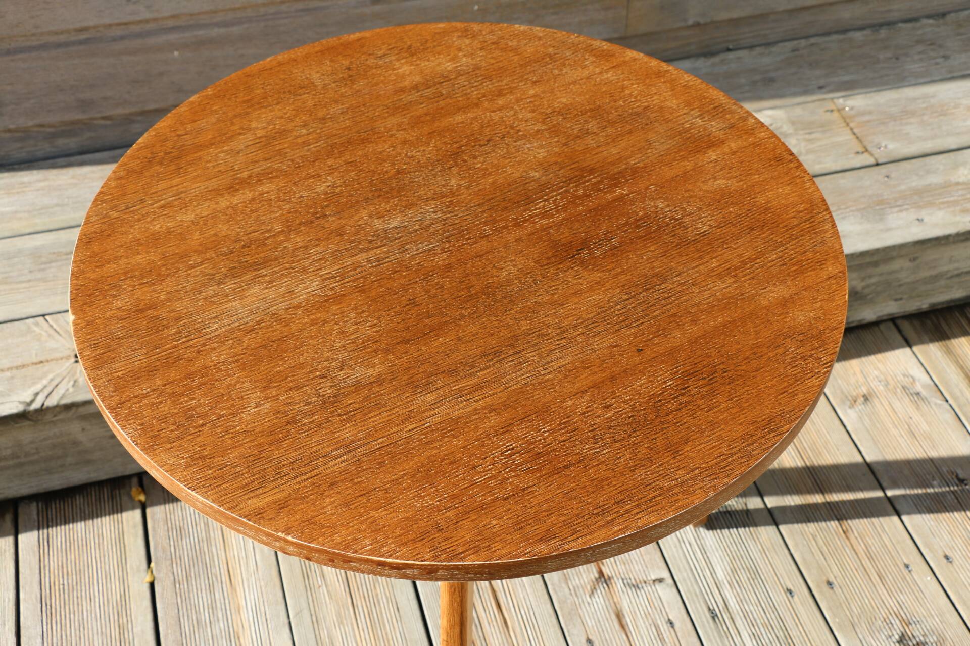 Table basse chêne tripode 600mm