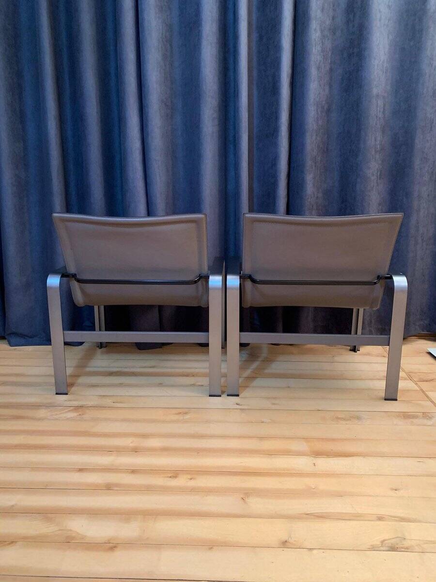 Set of armchairs by Jacques Toussaint & Patrizia Angeloni for Matteo Grassi, 1970s