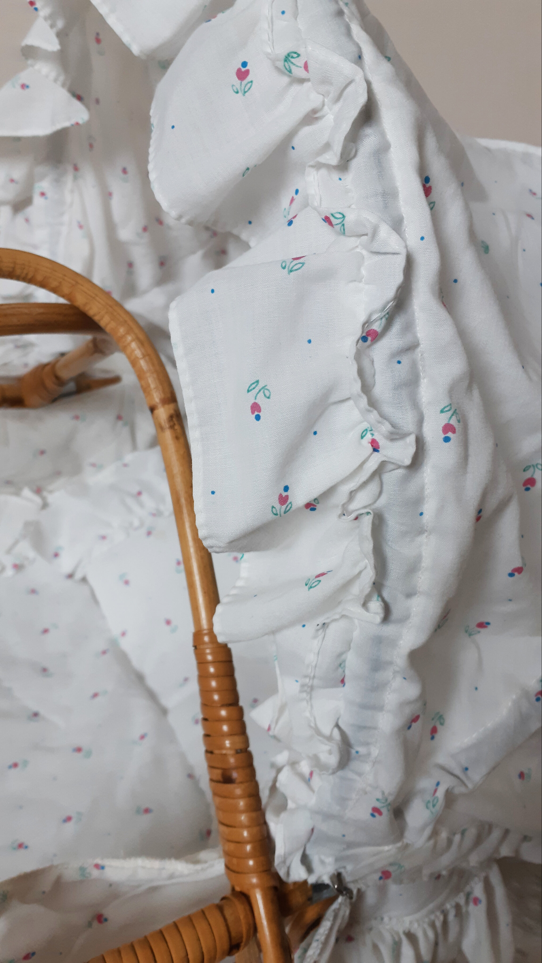 Couffin bébé en rotin