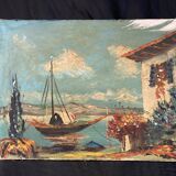 Mediterranean Marine, oil on canvas