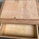 Renovated Art Deco chest of drawers in oak from 1950.