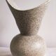 Vintage vase of helical shape