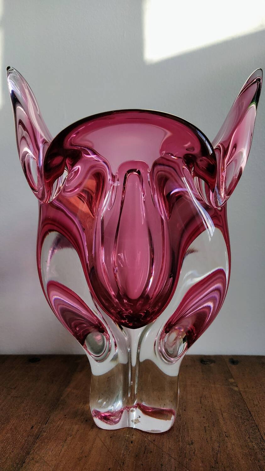 “Cat’s head” vase by Hospodka 1960-1970
