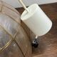 Mother-of-pearl and brass pendant light, 1970s