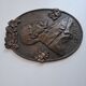 Plaque murale Art Déco T. G. Masaryk 1920, Tchécoslovaquie