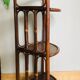 Vintage bamboo and rattan corner shelf 1960s/70s