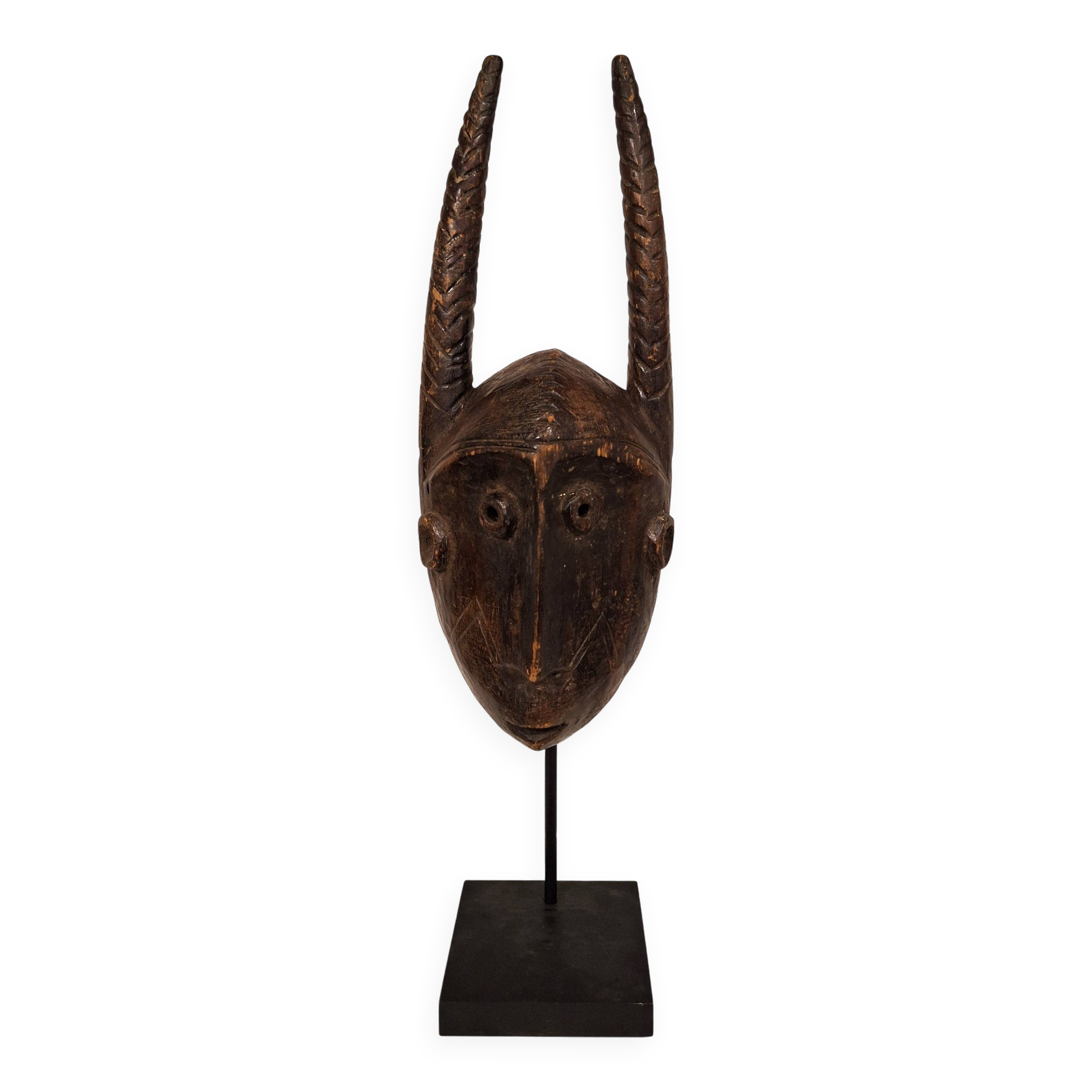 Masque Katanda - Tribu Lega, RD Congo - Milieu du 20e siècle