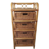 Rattan shelf