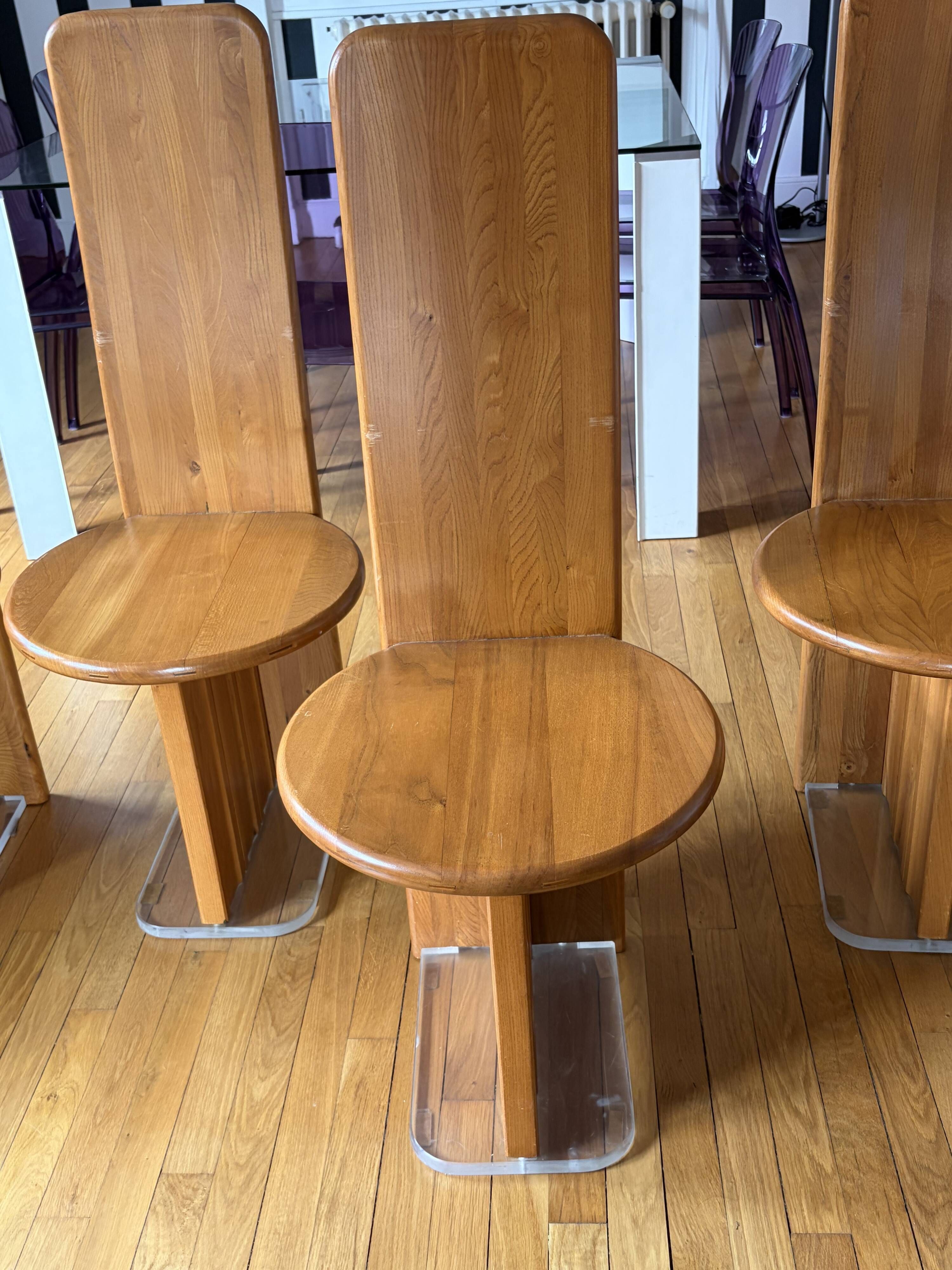 6 postmodernist chairs