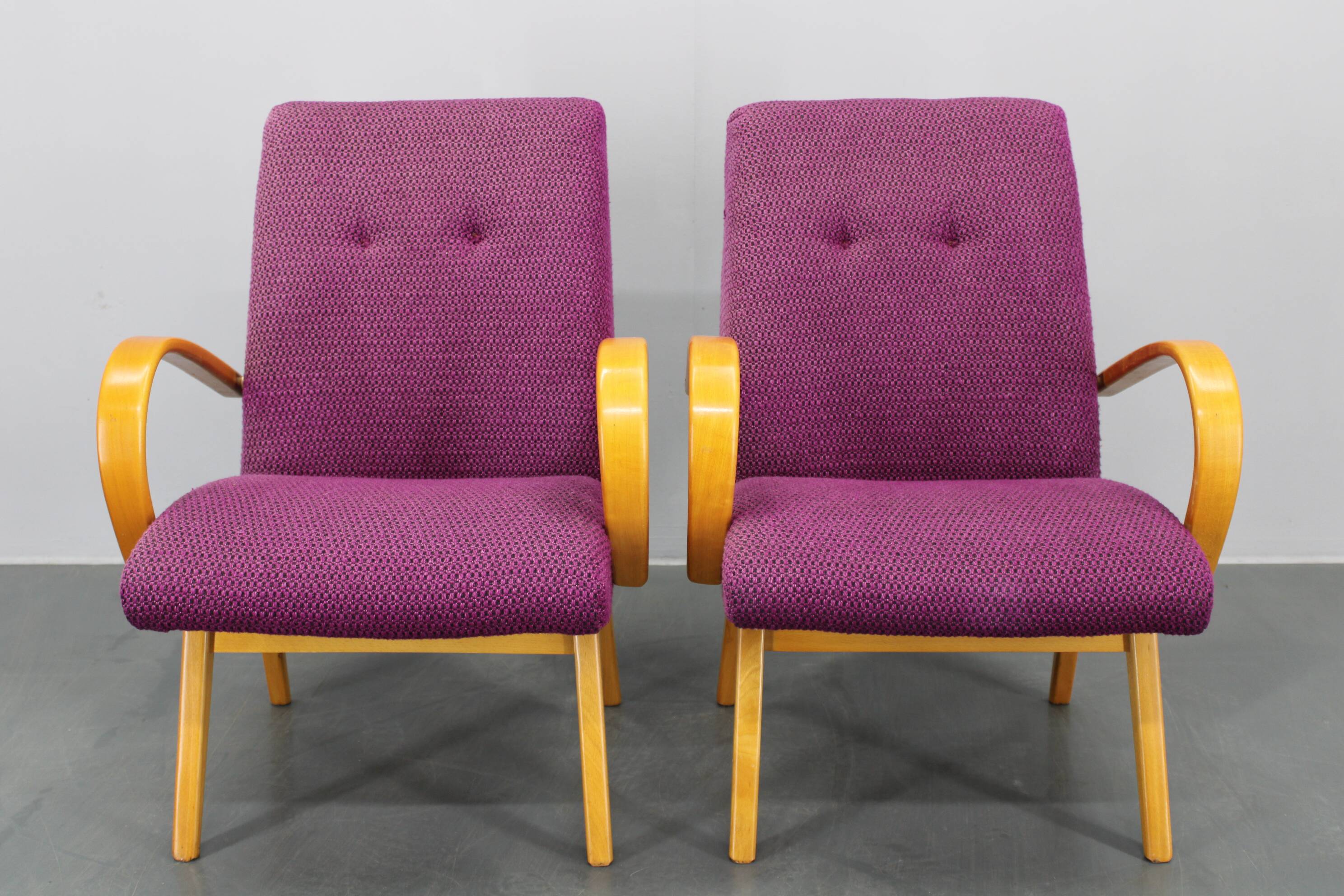 Paire de fauteuils, Tchécoslovaquie années 1960