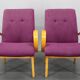 Paire de fauteuils, Tchécoslovaquie années 1960