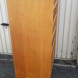 Dresser in oak and wicker