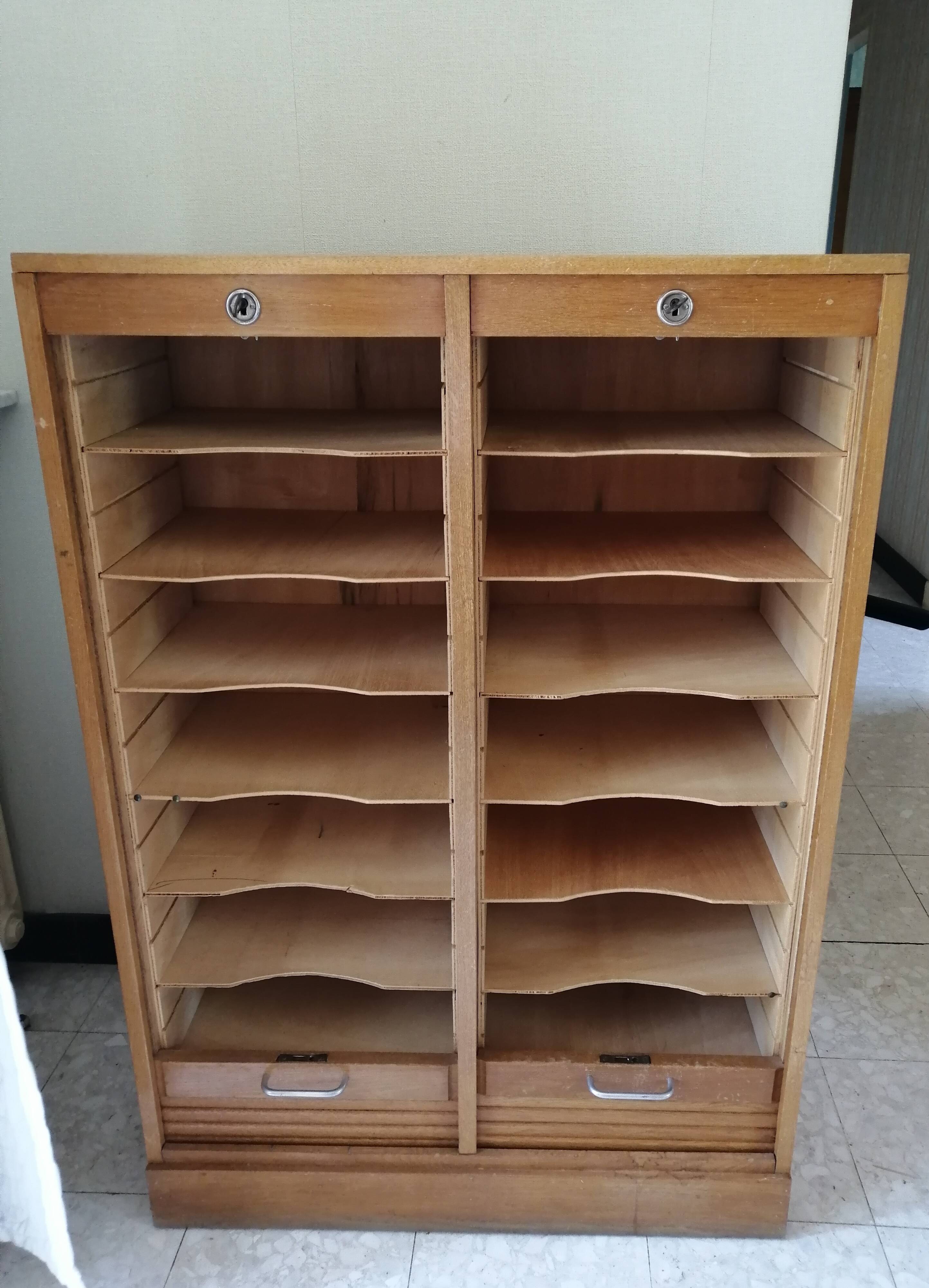 Furniture double curtain binder 60s/70s