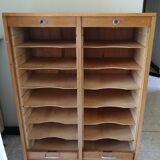 Furniture double curtain binder 60s/70s