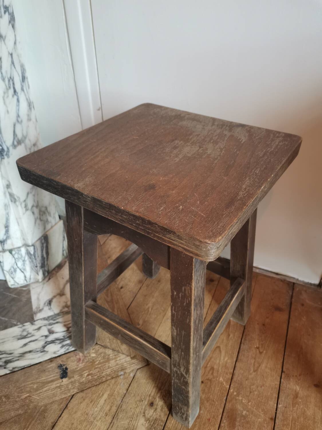 Old wooden stool