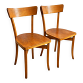 Paire de chaises bistrot années 60