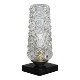 Vintage table lamp, bedside lamp with glass globe, accent lamp, decor.